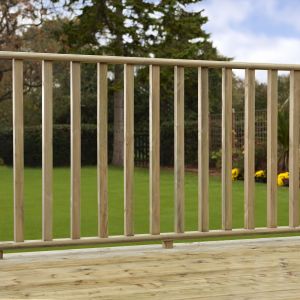 Decking Handrail, Baserail and spindles