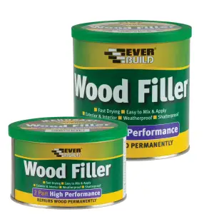 Sika Everbuild 2 Part Wood Filler 500g Pine